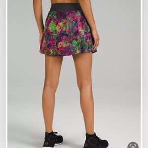 Side Pleated High Rise Tennis Skirt